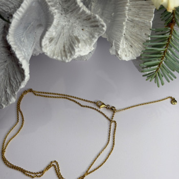 Pandora 925 Sterling Silver Gold Plated Chain