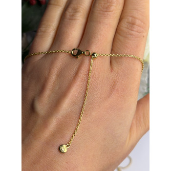 Pandora 925 Sterling Silver Gold Plated Chain