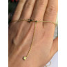 Pandora 925 Sterling Silver Gold Plated Chain