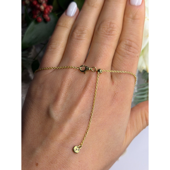 Pandora 925 Sterling Silver Gold Plated Chain