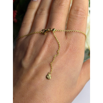 Pandora 925 Sterling Silver Gold Plated Chain