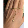 Pandora 925 Sterling Silver Gold Plated Chain