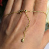 Pandora 925 Sterling Silver Gold Plated Chain