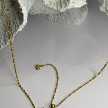 Pandora 925 Sterling Silver Gold Plated Chain