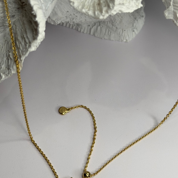 Pandora 925 Sterling Silver Gold Plated Chain