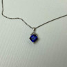 925 Sterling Silver London Blue Topaz Ring & Chain With Pendant Set