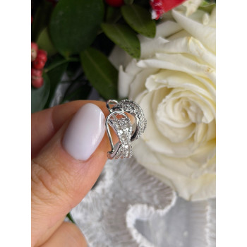 Beautiful 925 Sterling Silver White Topaz Earrings