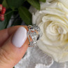 Beautiful 925 Sterling Silver White Topaz Earrings