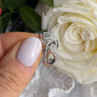 Beautiful 925 Sterling Silver White Topaz Earrings