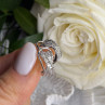 Beautiful 925 Sterling Silver White Topaz Earrings