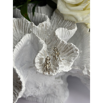 Cute Ant Bug 925 Sterling Silver Earrings