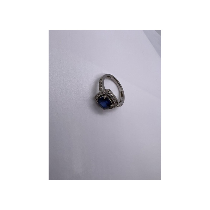 925 Sterling Silver Spinel & Beryl Ring Size 6.5