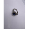925 Sterling Silver Spinel & Beryl Ring Size 6.5