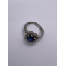925 Sterling Silver Spinel & Beryl Ring Size 6.5