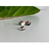 925 Sterling Silver Pink Agate Stud Earrings & Pendant Set