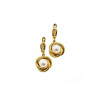 925 Sterling Silver Gold Plated imitation Pearls Set
