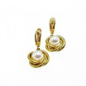 925 Sterling Silver Gold Plated Imitation Pearls Set