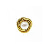 925 Sterling Silver Gold Plated imitation Pearls Set
