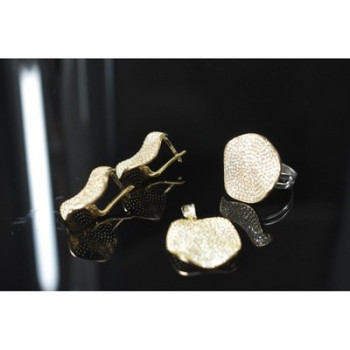 925 Sterling Silver CZ Set