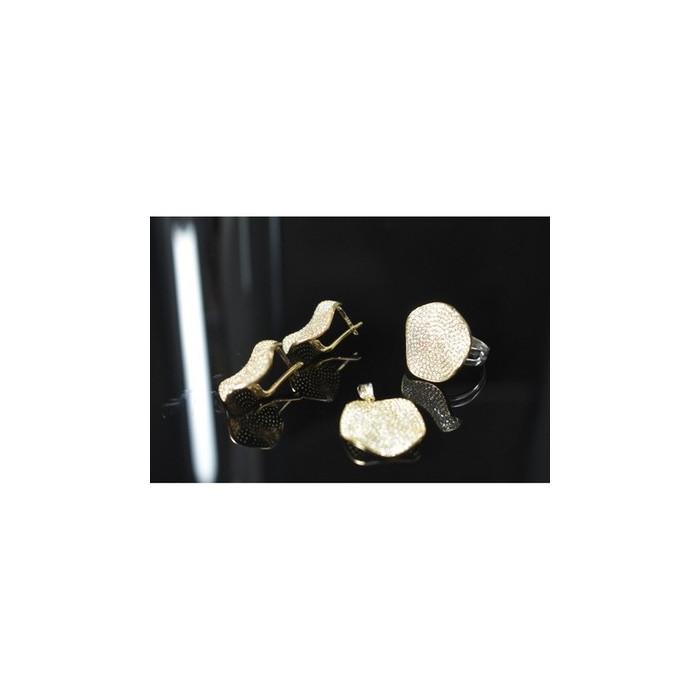 925 Sterling Silver CZ Set