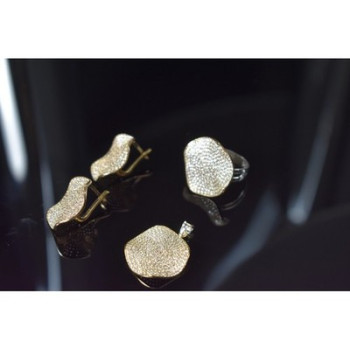 925 Sterling Silver CZ Set