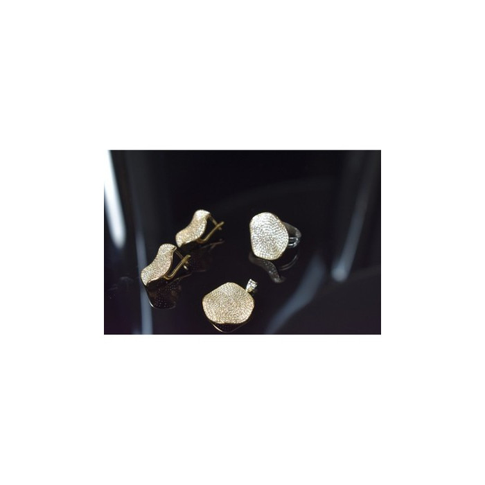 925 Sterling Silver CZ Set