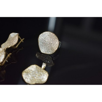 925 Sterling Silver CZ Set