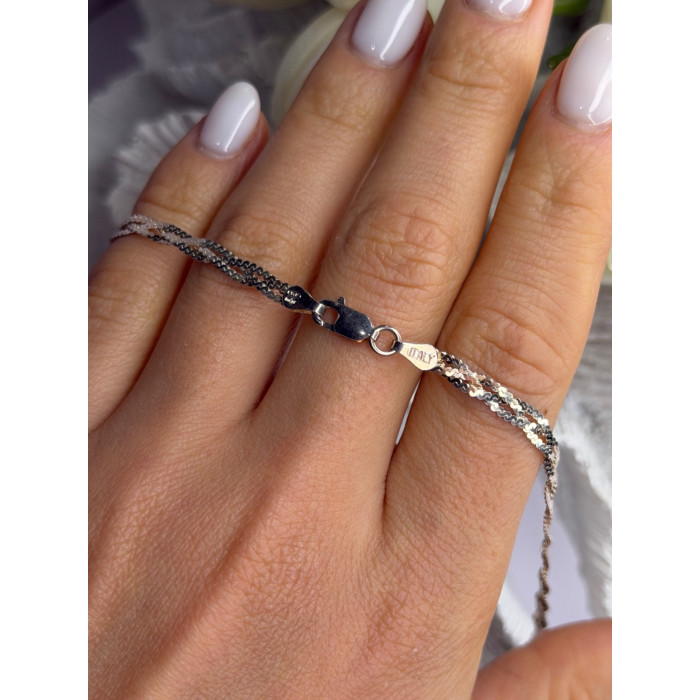 Elegant Italy Milor 925 Sterling Silver Necklace Chain Length 20 in