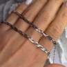 Elegant Italy Milor 925 Sterling Silver Necklace Chain Length 20 in