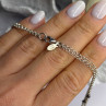 Beautiful 925 Sterling Silver Hematite Necklace Length 32 in
