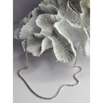 Elegant Italy 925 Sterling Silver Chain Necklace Length 24 in