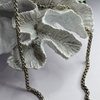 Vintage 925 Sterling Silver Chain Necklace S-Clasp Length 18 in