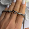 Vintage 925 Sterling Silver Chain Necklace S-Clasp Length 18 in