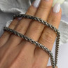 Vintage 925 Sterling Silver Chain Necklace S-Clasp Length 18 in