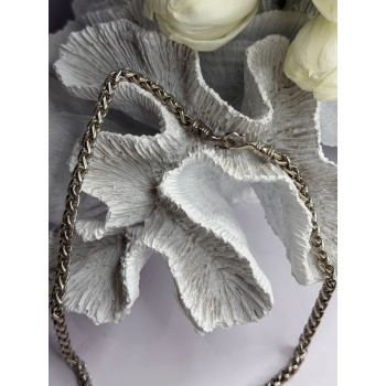 Vintage 925 Sterling Silver Chain Necklace S-Clasp Length 18 in