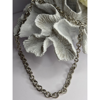 Vintage Judith Ripka 925 Sterling Silver Chain Necklace