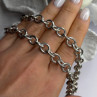 Vintage Judith Ripka 925 Sterling Silver Chain Necklace
