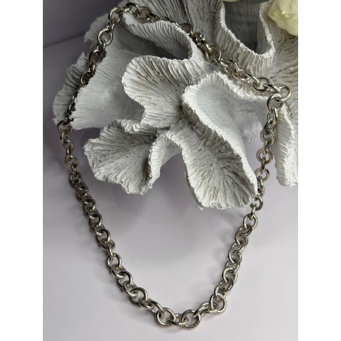 Vintage Judith Ripka 925 Sterling Silver Chain Necklace