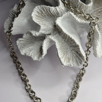 Vintage Judith Ripka 925 Sterling Silver Chain Necklace