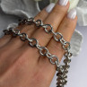 Vintage Judith Ripka 925 Sterling Silver Chain Necklace