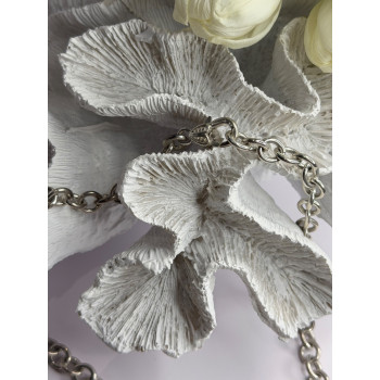 Vintage Judith Ripka 925 Sterling Silver Chain Necklace