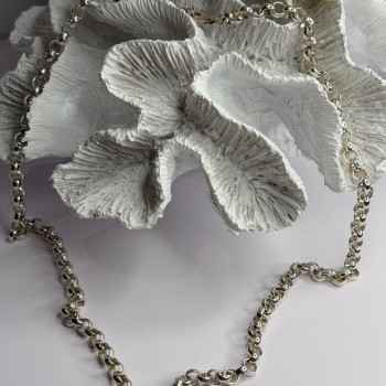 Prochain 925 Sterling Silver Chain Necklace Length 23 in