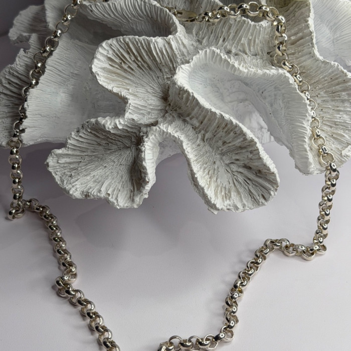 Prochain 925 Sterling Silver Chain Necklace Length 23 in