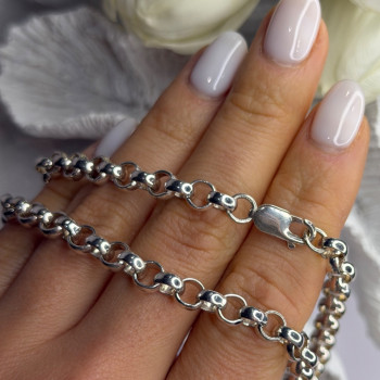 Prochain 925 Sterling Silver Chain Necklace Length 23 in