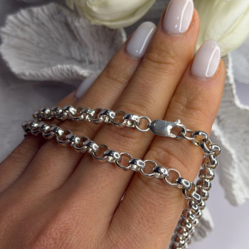 Prochain 925 Sterling Silver Chain Necklace Length 23 in