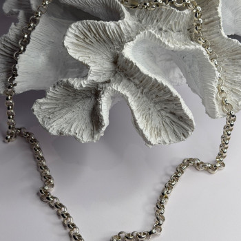 Prochain 925 Sterling Silver Chain Necklace Length 23 in