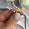 Vintage Indonesia BA 925 Sterling Silver Chain Necklace