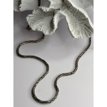 Vintage Indonesia BA 925 Sterling Silver Chain Necklace