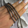 Vintage Indonesia BA 925 Sterling Silver Chain Necklace