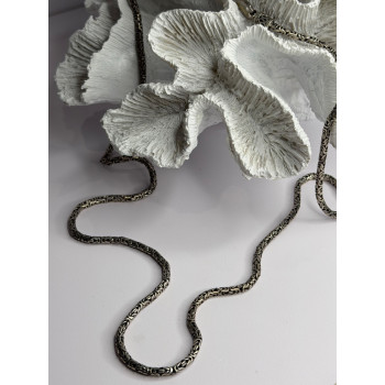 Vintage Indonesia BA 925 Sterling Silver Chain Necklace